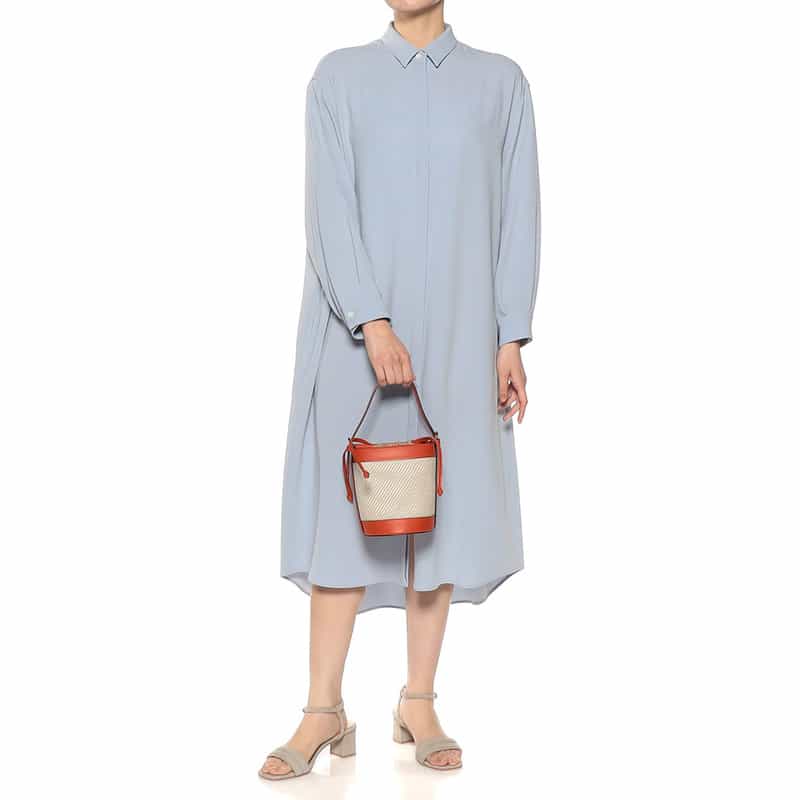 BARNEYS NEW YORK 2WAY バスケットバッグ ORANGE