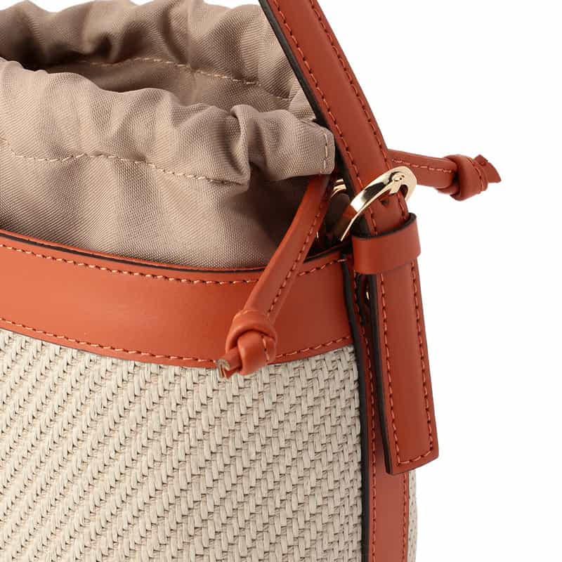 BARNEYS NEW YORK 2WAY バスケットバッグ ORANGE