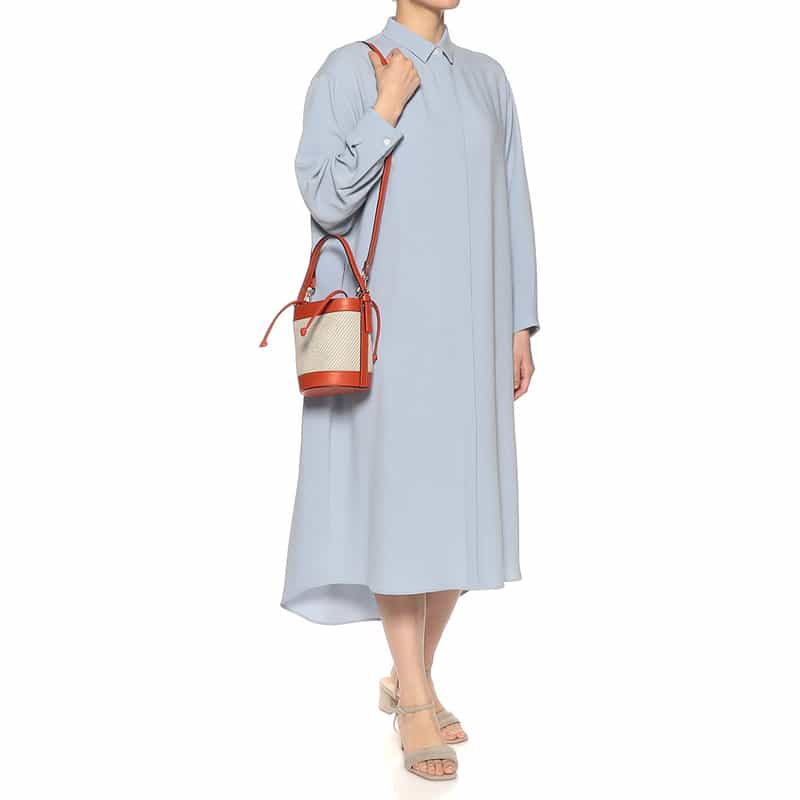 BARNEYS NEW YORK 2WAY バスケットバッグ ORANGE