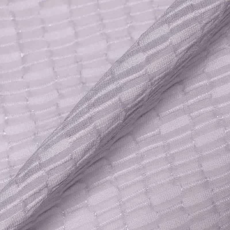 BARNEYS NEW YORK パフスリーブ ジャガードブラウス LIGHT PURPLE