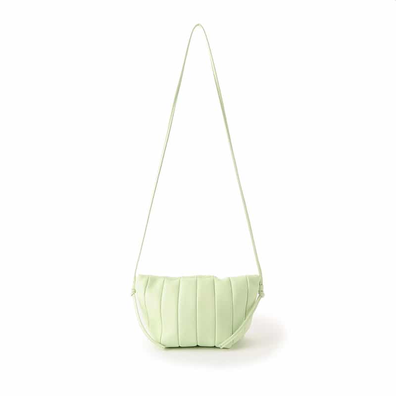 MAEDEN パデッド ショルダーバッグ LIGHT GREEN