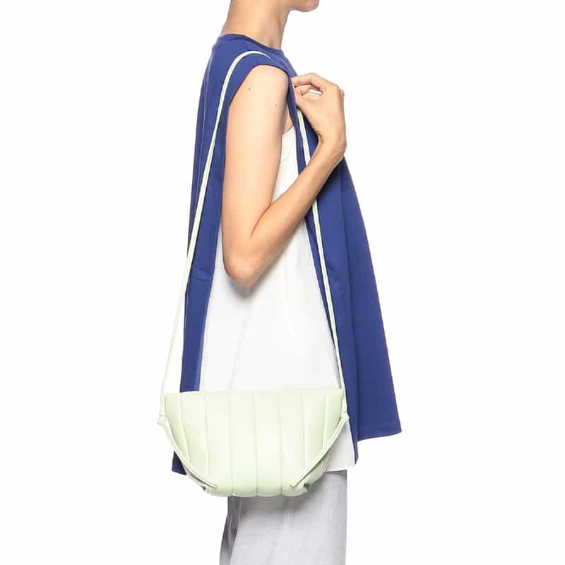 MAEDEN パデッド ショルダーバッグ LIGHT GREEN
