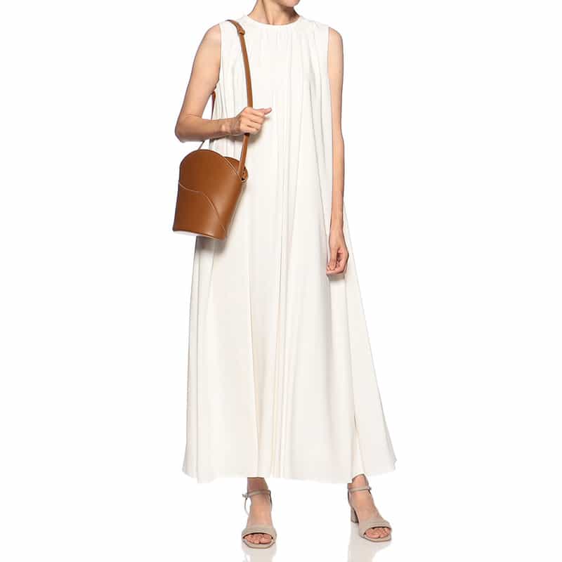 MAEDEN ジップ ショルダーバッグ BROWN