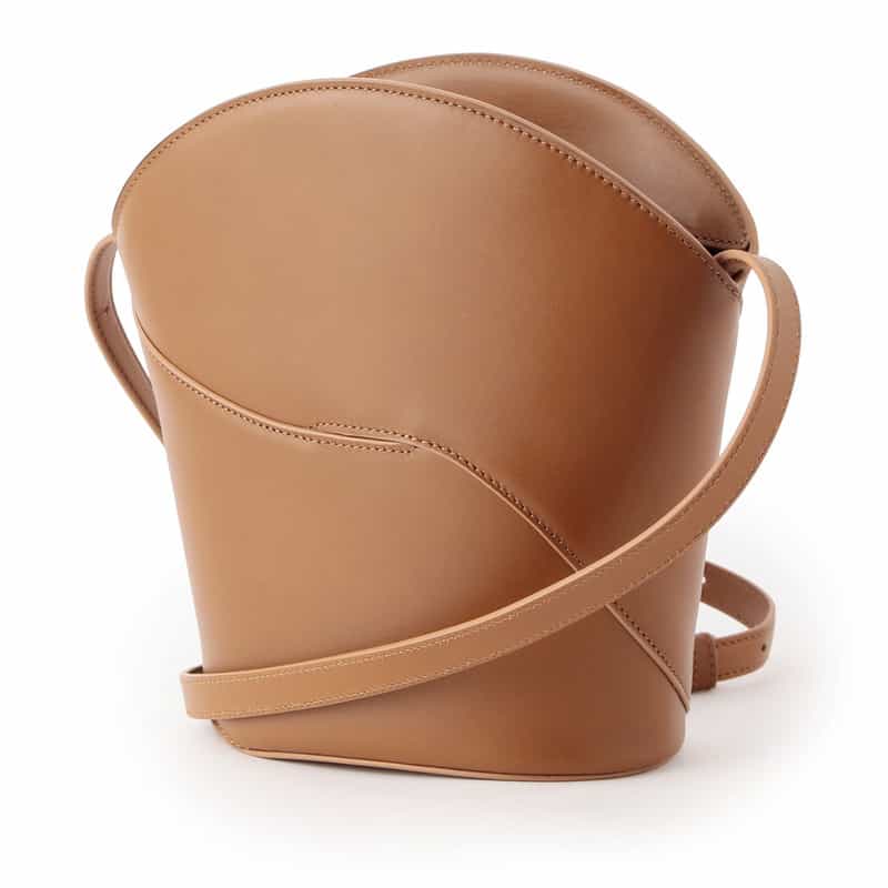 MAEDEN ジップ ショルダーバッグ BROWN