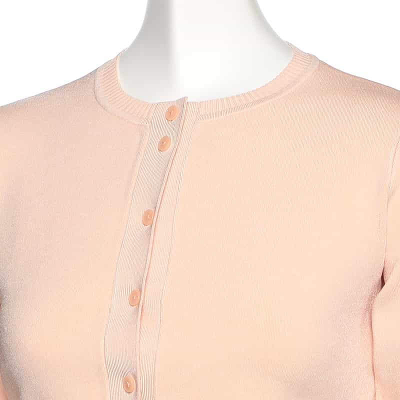 VICTORIA BECKHAM クロップド ニットカーディガン PINK