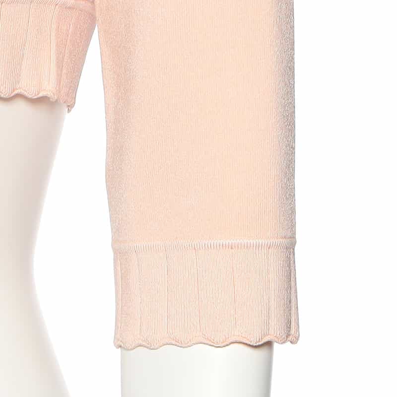 VICTORIA BECKHAM クロップド ニットカーディガン PINK