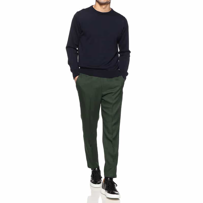 MR.OLIVE イージースラックスパンツ OLIVE