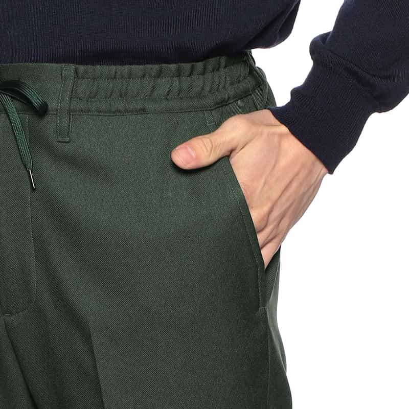 MR.OLIVE イージースラックスパンツ OLIVE