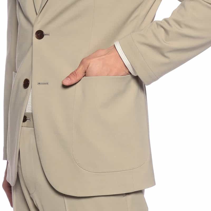 BARNEYS NEW YORK セットアップジャージージャケット BEIGE