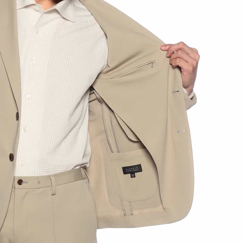 BARNEYS NEW YORK セットアップジャージージャケット BEIGE