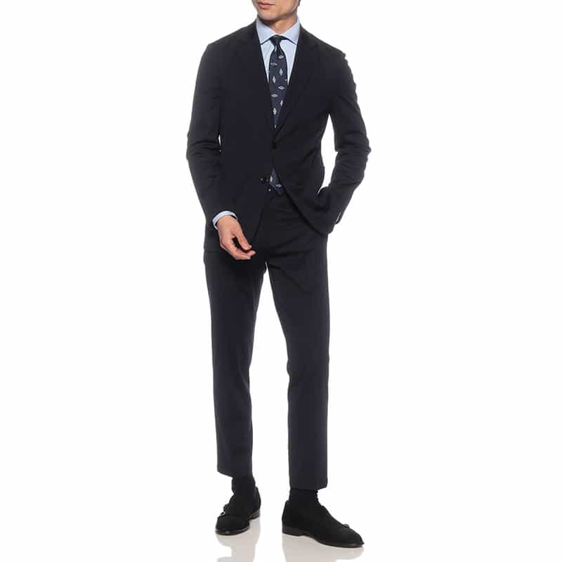 BARNEYS NEW YORK セットアップジャージージャケット NAVY