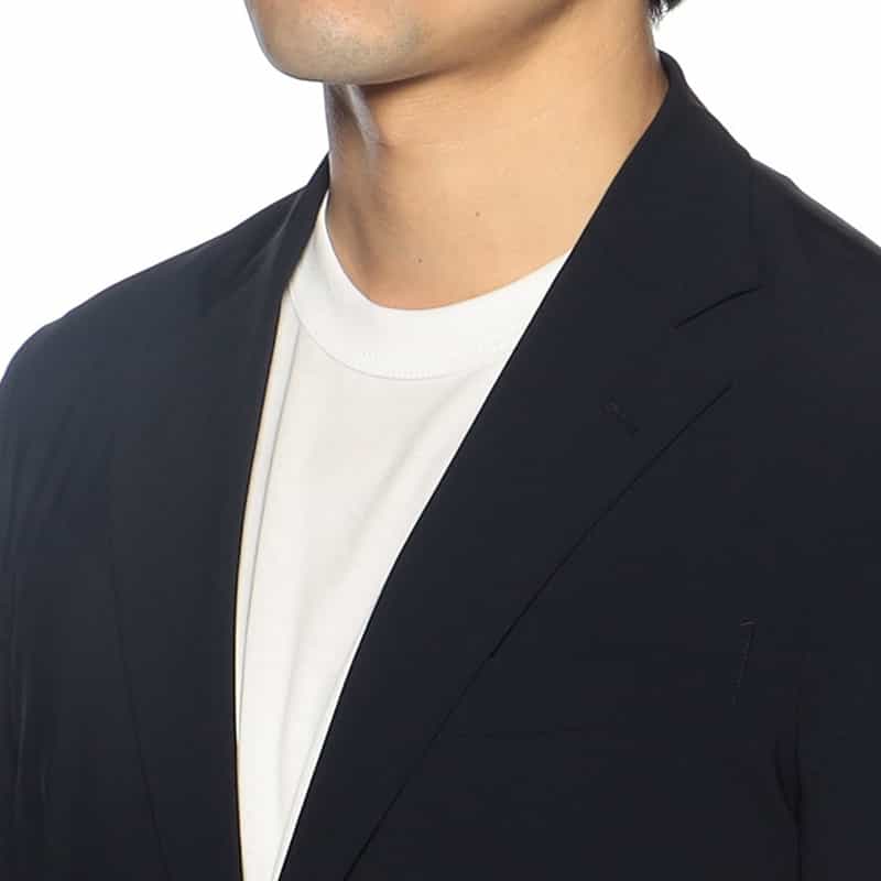 BARNEYS NEW YORK セットアップナイロンストレッチジャケット NAVY