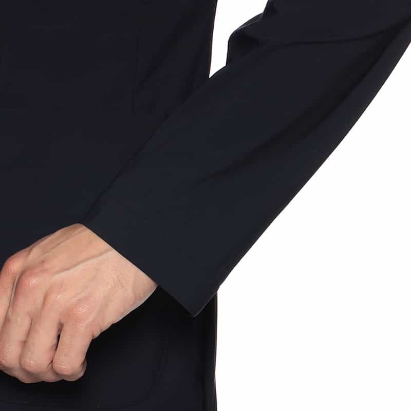 BARNEYS NEW YORK セットアップナイロンストレッチジャケット NAVY