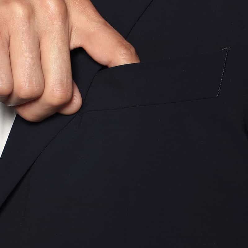 BARNEYS NEW YORK セットアップナイロンストレッチジャケット NAVY