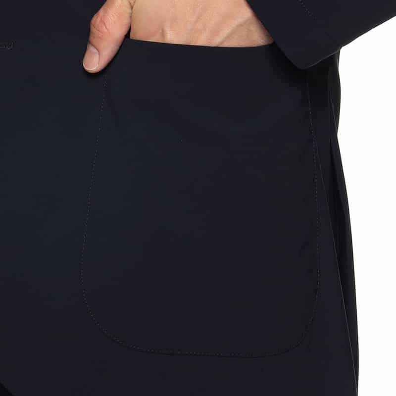 BARNEYS NEW YORK セットアップナイロンストレッチジャケット NAVY