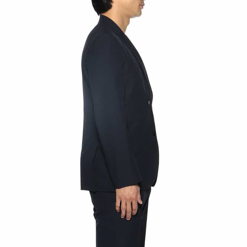 BARNEYS NEW YORK セットアップシアサッカージャケット NAVY