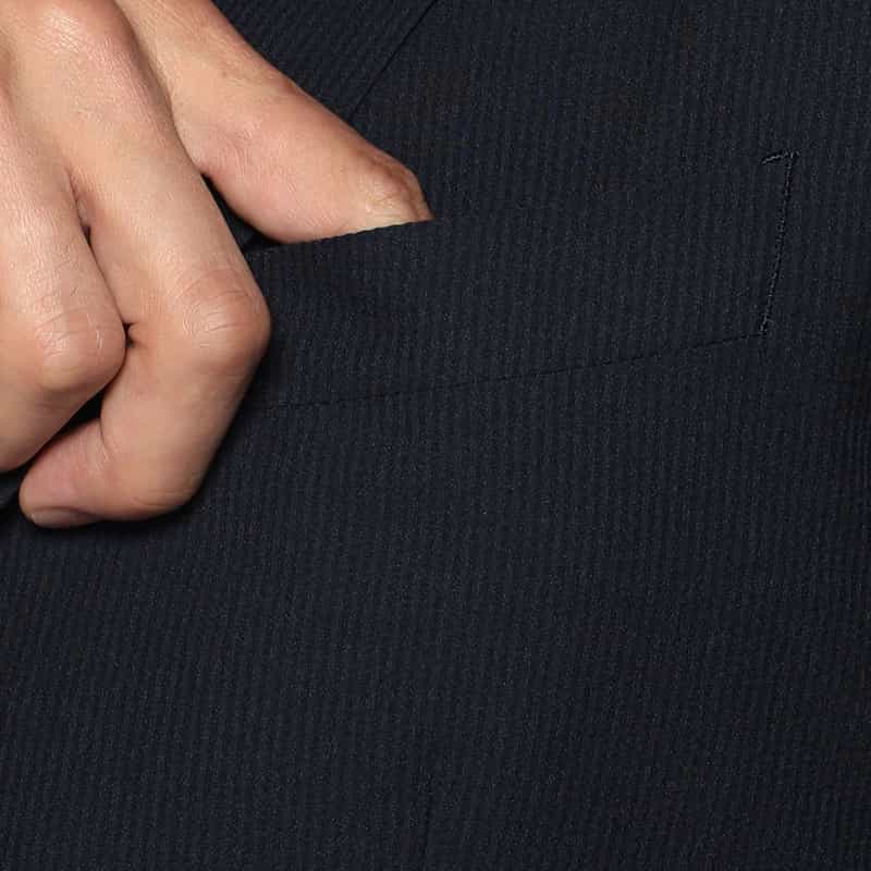 BARNEYS NEW YORK セットアップシアサッカージャケット NAVY