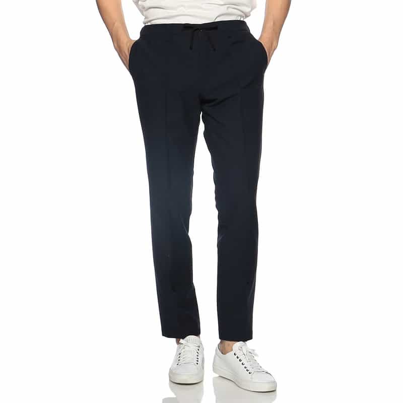 BARNEYS NEW YORK セットアップシアサッカーイージーパンツ NAVY