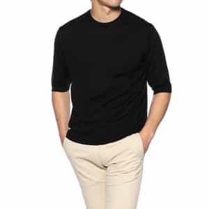 シルクニットTシャツ