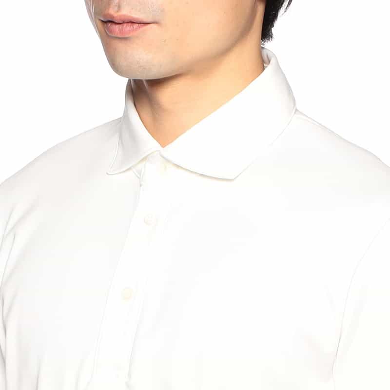 BARNEYS NEW YORK ポロシャツ （ALBINI社製生地使用） WHITE