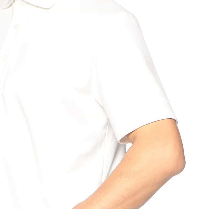 BARNEYS NEW YORK ポロシャツ （ALBINI社製生地使用） WHITE