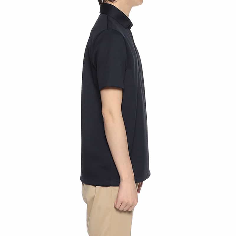 BARNEYS NEW YORK 鹿の子ポロシャツ （アルビニ社製コットン使用） NAVY