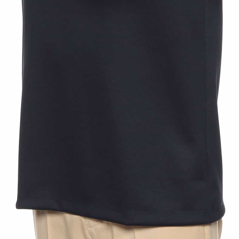 BARNEYS NEW YORK 鹿の子ポロシャツ （アルビニ社製コットン使用） NAVY