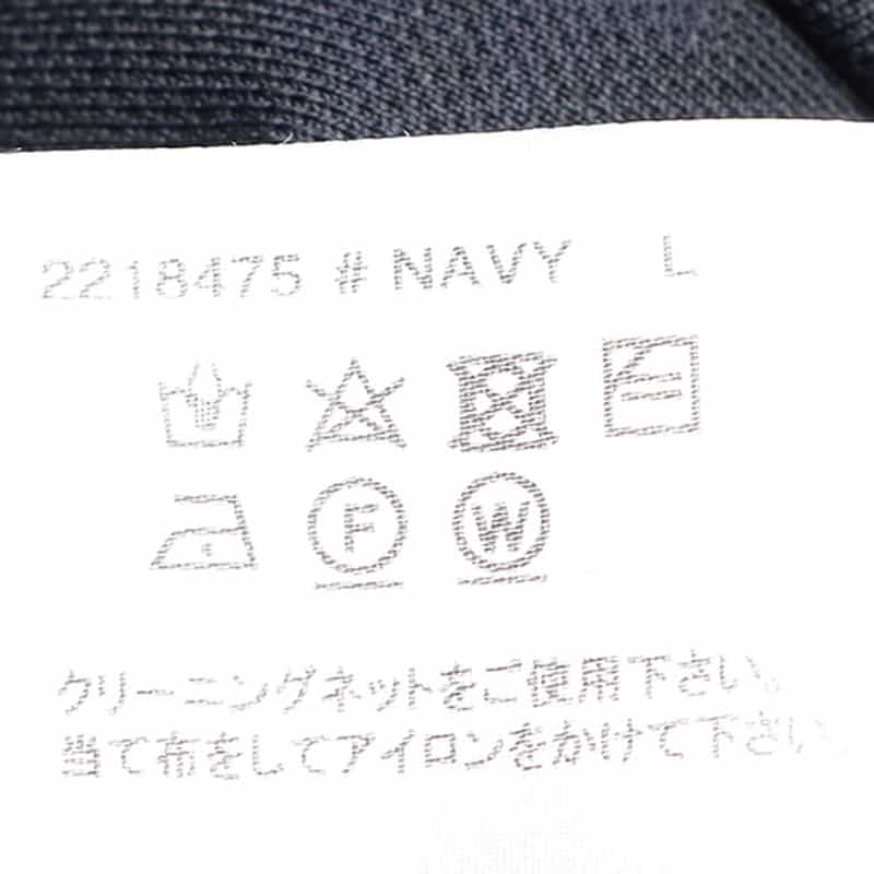 BARNEYS NEW YORK 鹿の子ポロシャツ （アルビニ社製コットン使用） NAVY