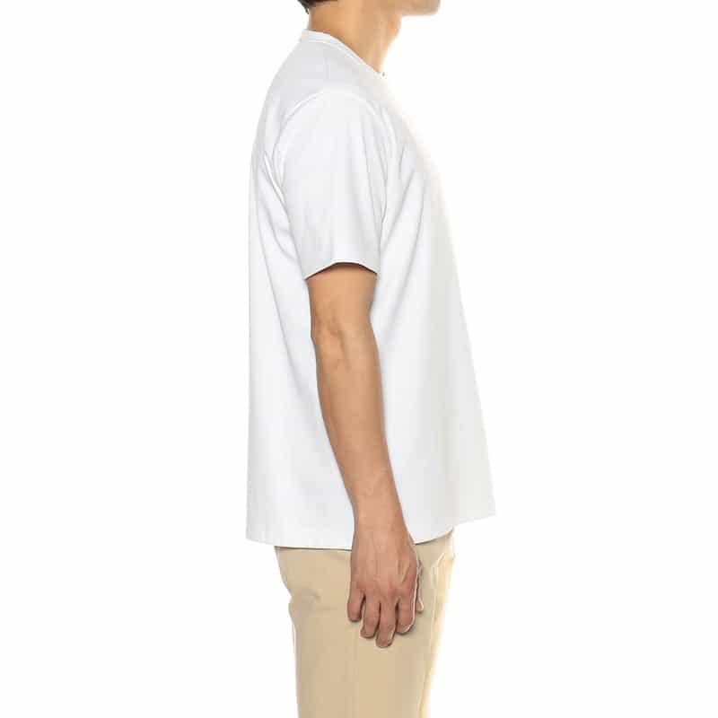 BARNEYS NEW YORK クルーネックカットソー （ALBINI社製生地使用） WHITE