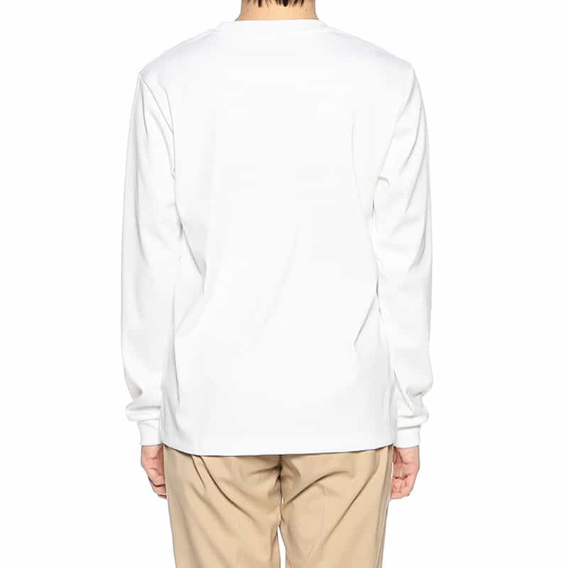 BARNEYS NEW YORK ロングスリーブカットソー (アルビニ社製コットン使用) WHITE