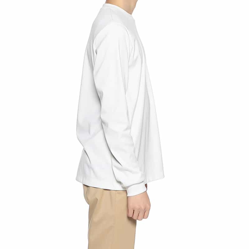 BARNEYS NEW YORK ロングスリーブカットソー (アルビニ社製コットン使用) WHITE