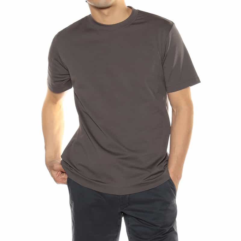 BARNEYS NEW YORK クルーネックカットソー （ALBINI社製生地使用） GRAY