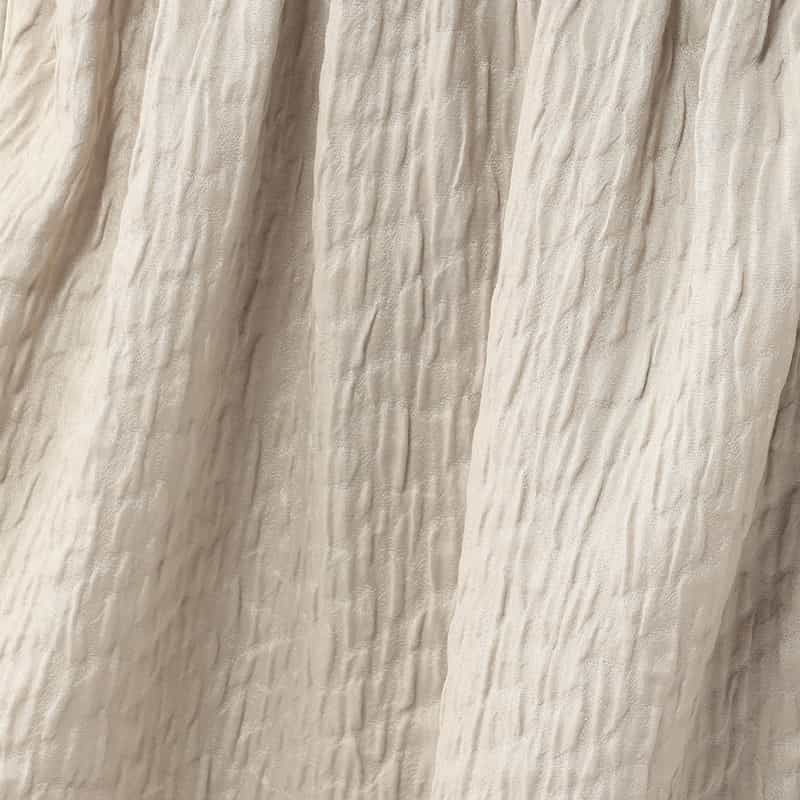 BARNEYS NEW YORK ウォッシャブル フクレジャガードスカート BEIGE