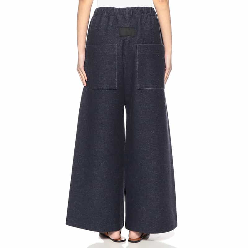 COGTHEBIGSMOKE ウエストゴム ワイドパンツ NAVY