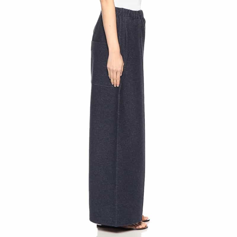 COGTHEBIGSMOKE ウエストゴム ワイドパンツ NAVY