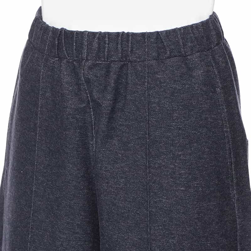 COGTHEBIGSMOKE ウエストゴム ワイドパンツ NAVY