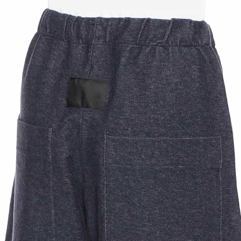 COGTHEBIGSMOKE ウエストゴム ワイドパンツ NAVY