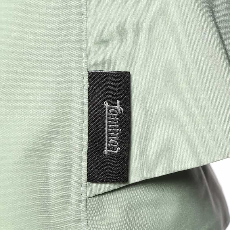 HERNO フーデッド ティアードショートコート LIGHT GREEN