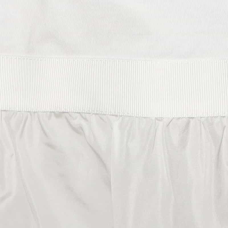 HERNO タフタフリル ドッキングカットソー WHITE