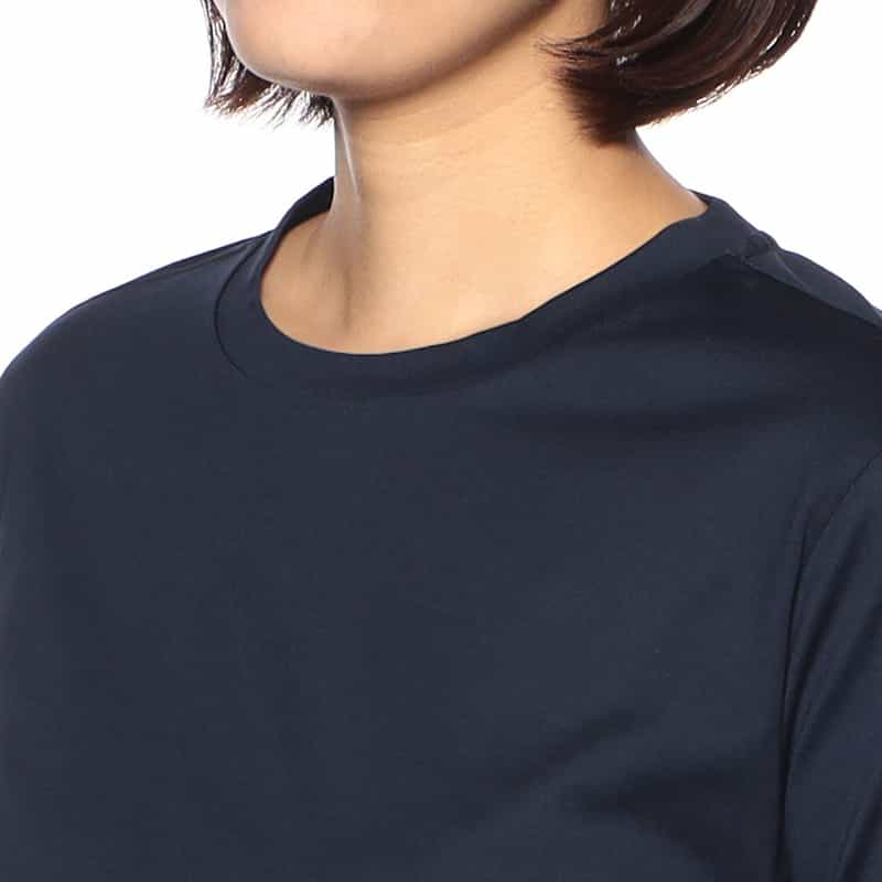 HERNO タフタフリル ドッキングカットソー NAVY