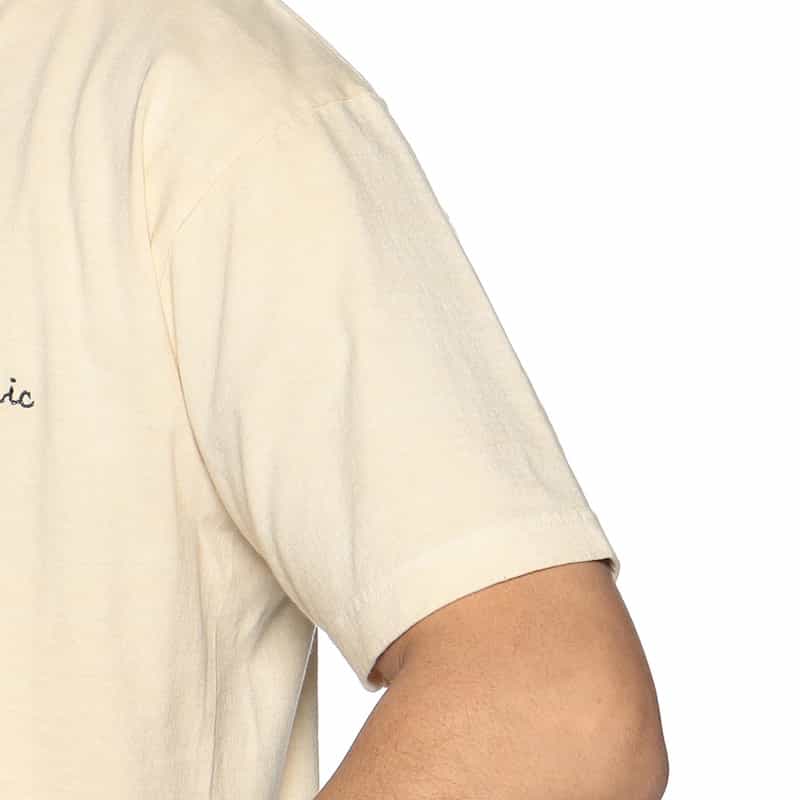 WESTERN HYDRODYNAMIC RESEARCH ロゴ刺繍Tシャツ WHITE