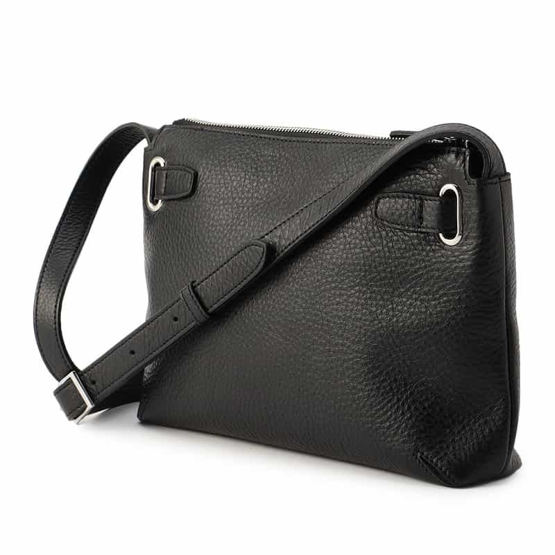 PELLE MORBIDA PELLE MORBIDA＜ペッレ モルビダ＞レザーショルダーバッグ "MB081" BLACK