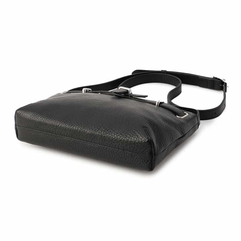 PELLE MORBIDA PELLE MORBIDA＜ペッレ モルビダ＞レザーショルダーバッグ "MB081" BLACK