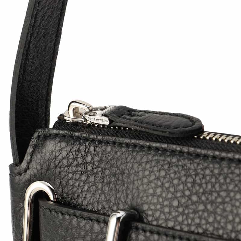 PELLE MORBIDA PELLE MORBIDA＜ペッレ モルビダ＞レザーショルダーバッグ "MB081" BLACK