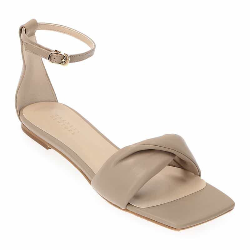 BARNEYS NEW YORK ローヒール ストラップサンダル BEIGE