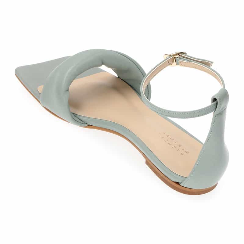 BARNEYS NEW YORK ローヒール ストラップサンダル BLUE