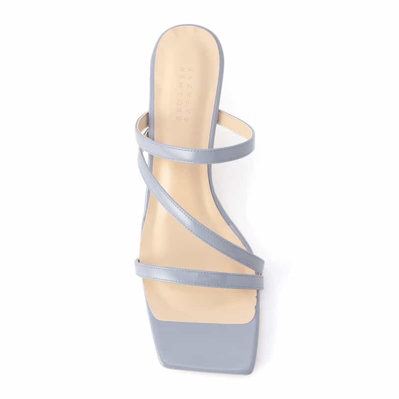 BARNEYS NEW YORK トリプルストラップサンダル LIGHT BLUE