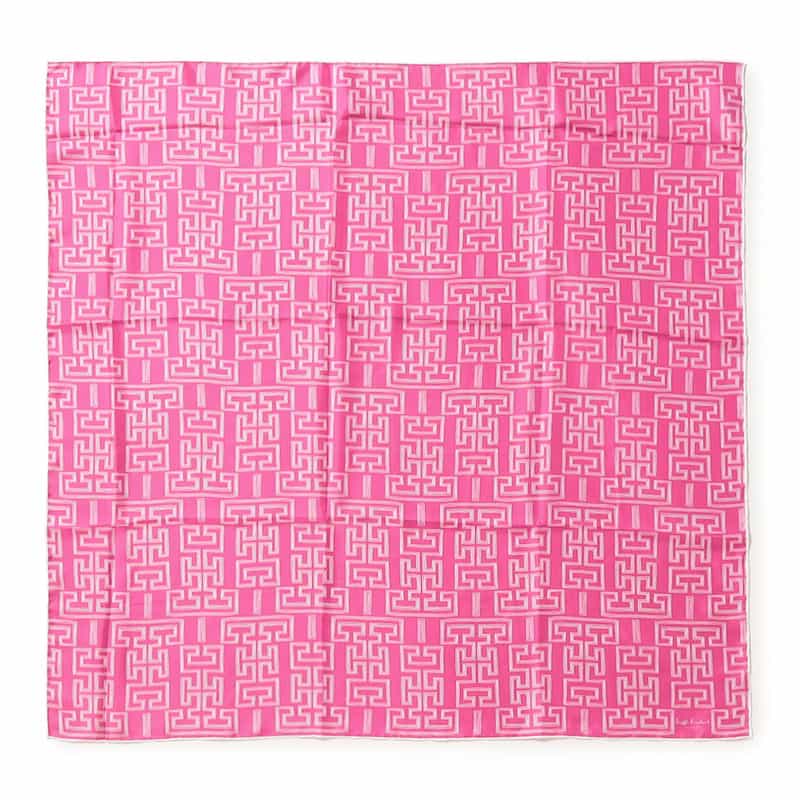 DIEFFE KINLOCH シルクスカーフ PINK