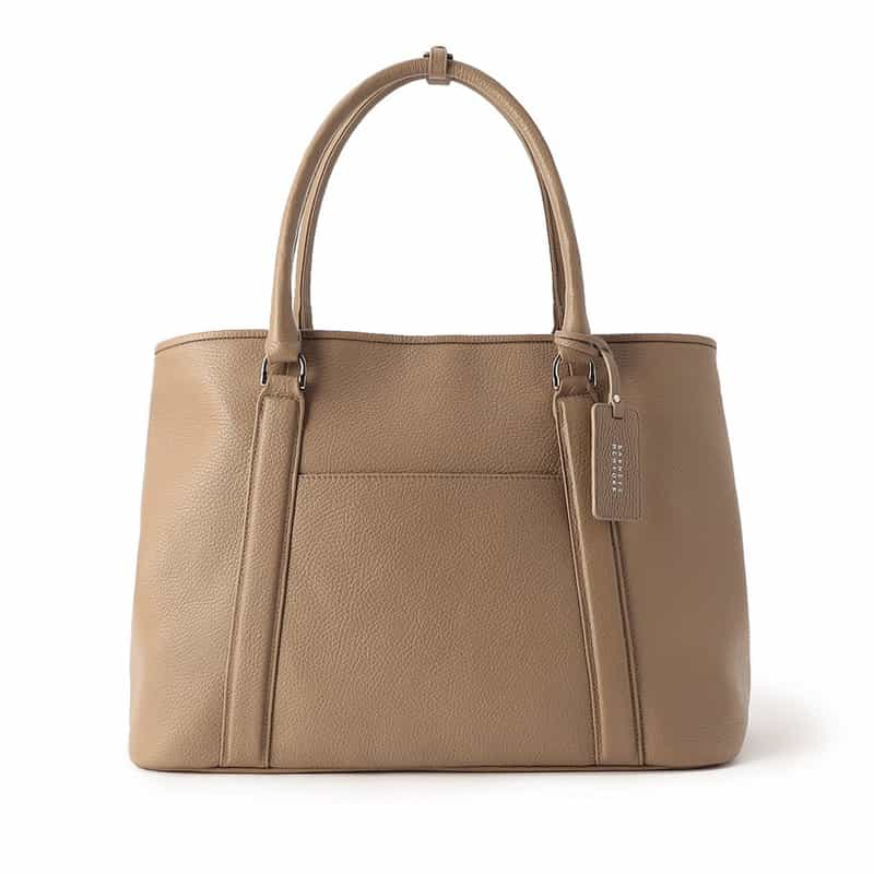 BARNEYS NEW YORK レザートートバッグ (Lサイズ) BEIGE