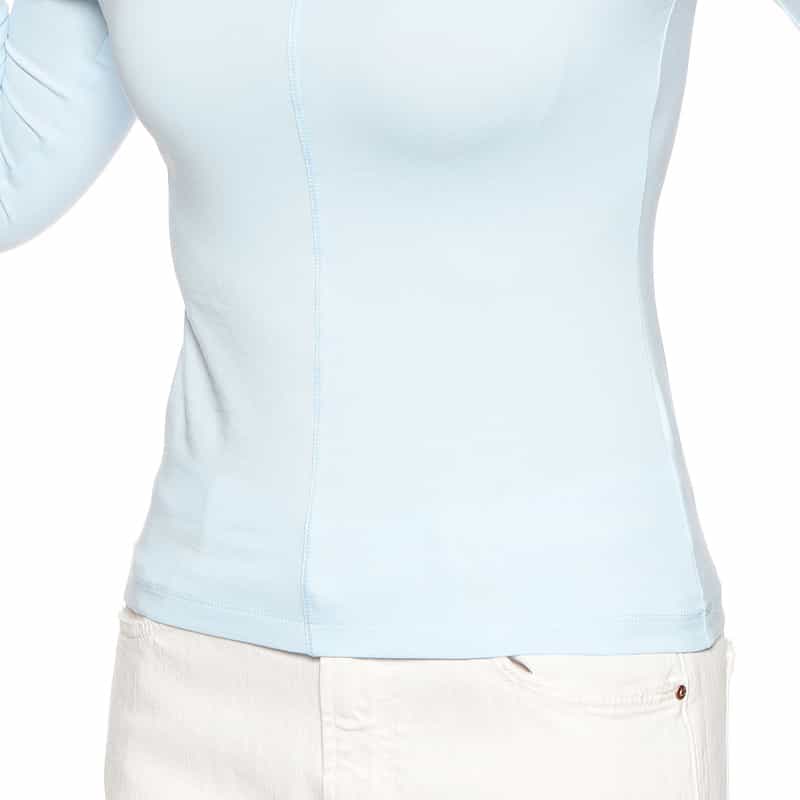 JACQUEMUS オフショルダー タイトカットソー LIGHT BLUE